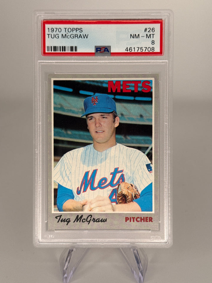Tug McGraw 1970 Topps, PSA 8