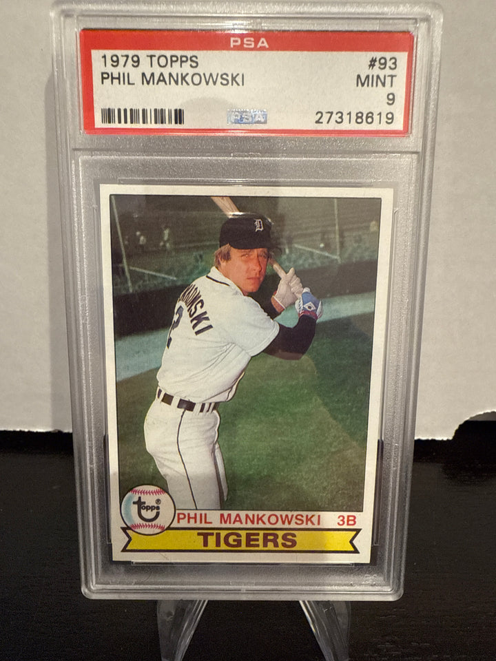 Phil Mankowski 1979 Topps, PSA 9 Mint