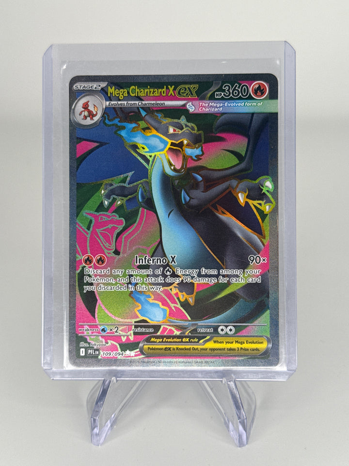 Pokemon TCG 2025 Mega Charizard EX Phantasmal Flames Full Art, 109/094