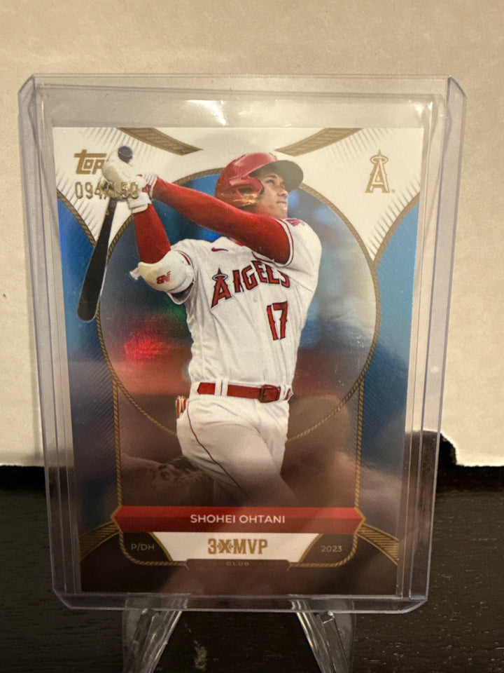 Shohei Ohtani 2025 Topps 3X MVP Rainbow Foil, 094/150