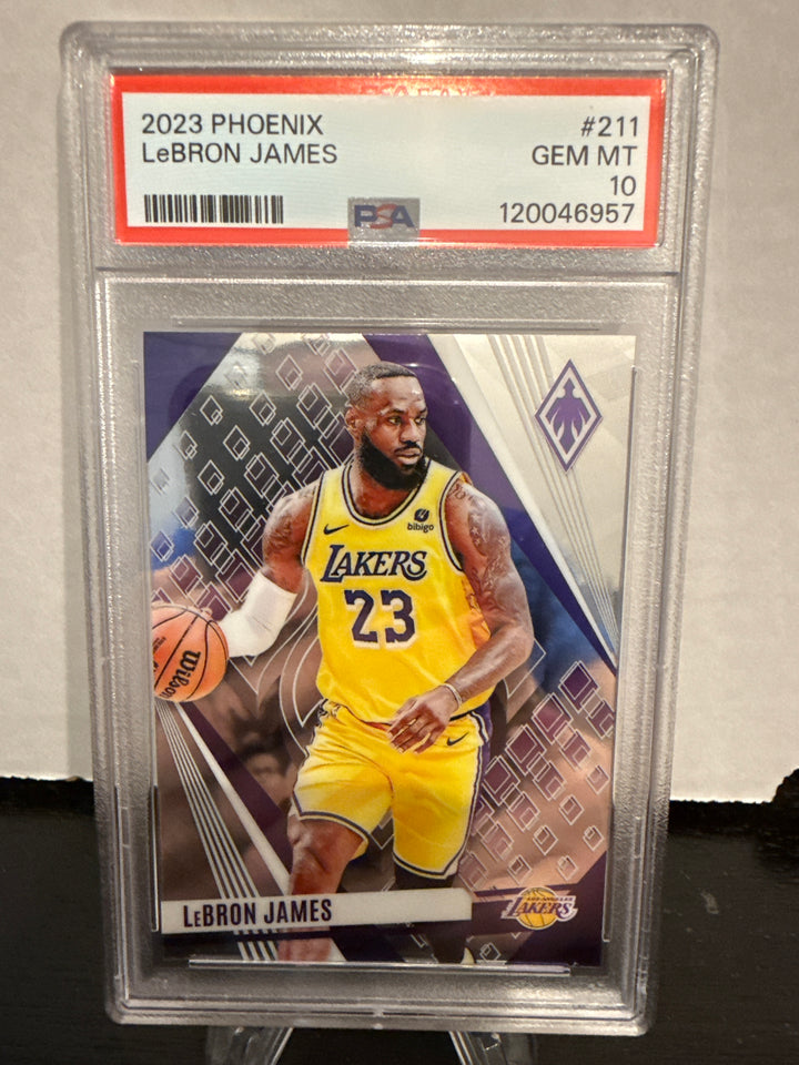 Lebron James 2023 Panini Phoenix, PSA 10 Gem Mint