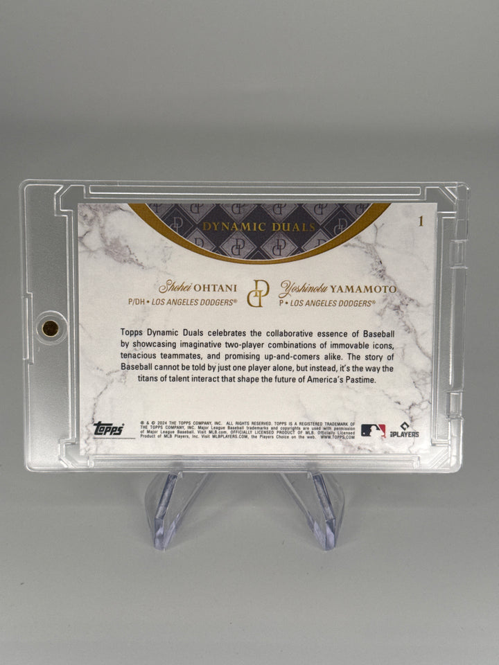 Shohei Ohtani/Yoshinobu Yamamoto 2024 Topps Dynamic Duals