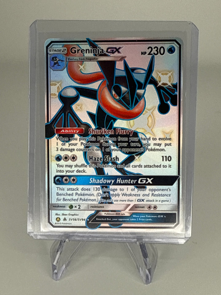 Pokemon TCG 2019 Greninja GX Hidden Fates Shiny Vault, SV56/SV94