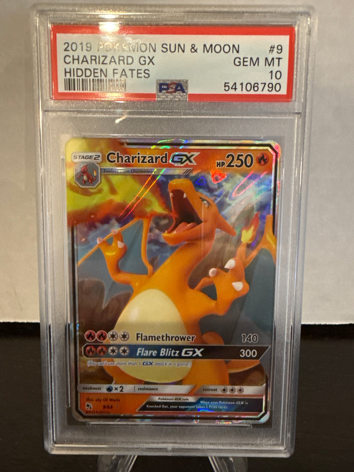 Pokémon TCG 2019 Charizard GX Battle Academy, 9/68, PSA 10 Gem Mint