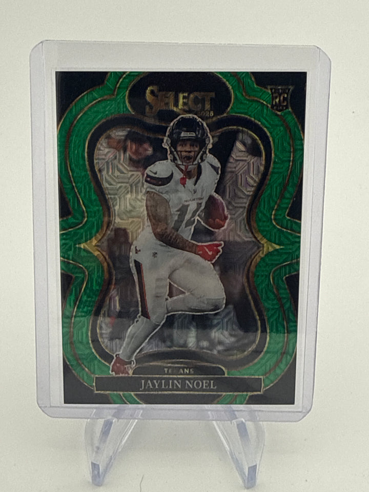 Jaylin Noel 2025 Panini Select Green Prizm Rookie, 5/5