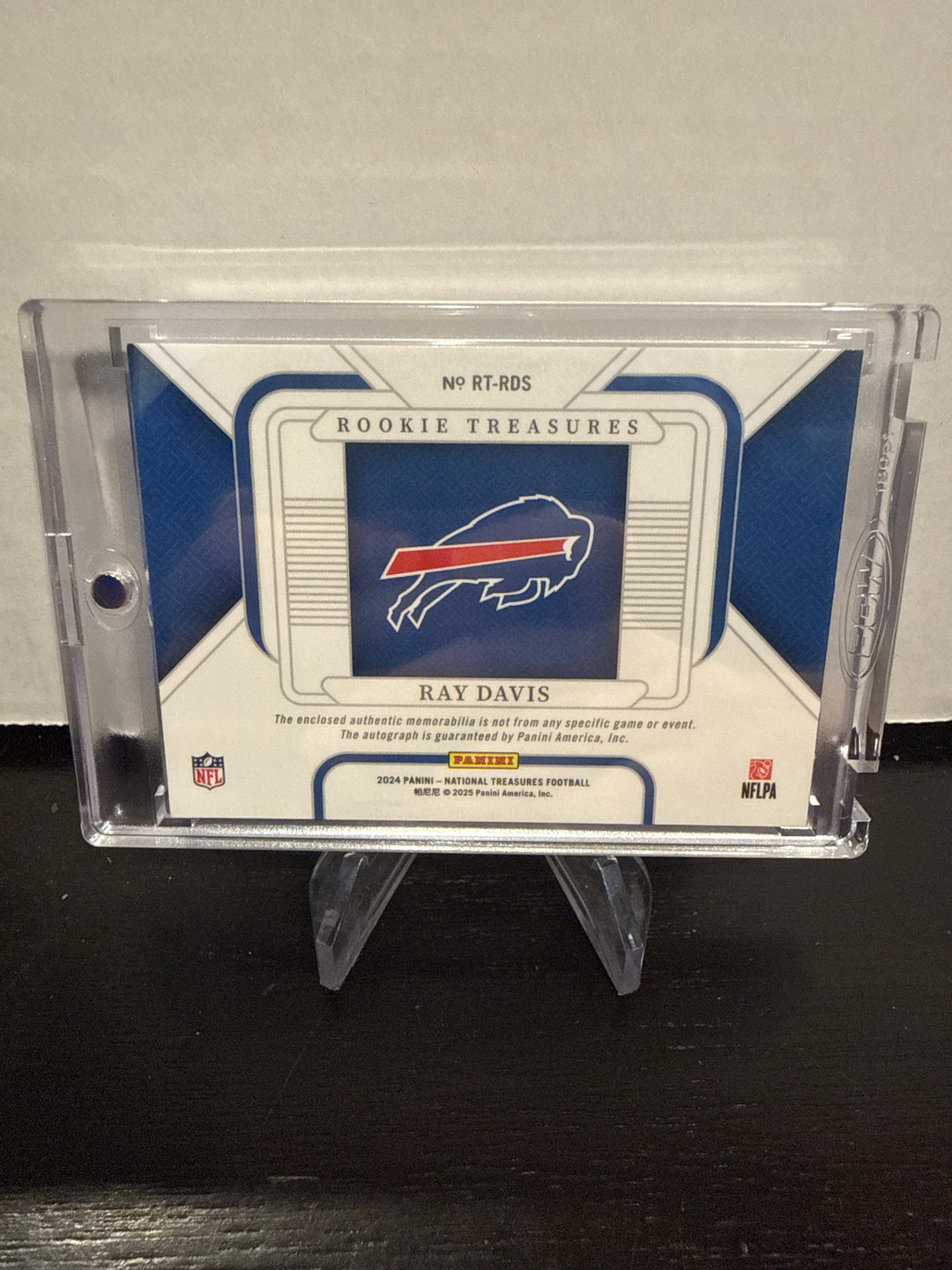 Ray Davis 2024 Panini National Treasures Rookie Patch Auto Gold, 03/10