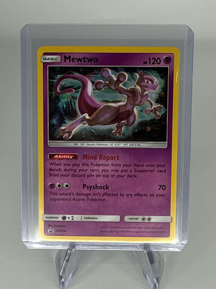 Pokemon TCG 2019 Mewtwo Cosmos Holo Black Star Promo, SM214