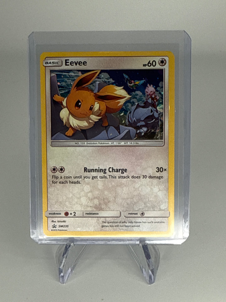 Pokemon TCG 2019 Eevee Sun & Moon Black Star Promo, SM235