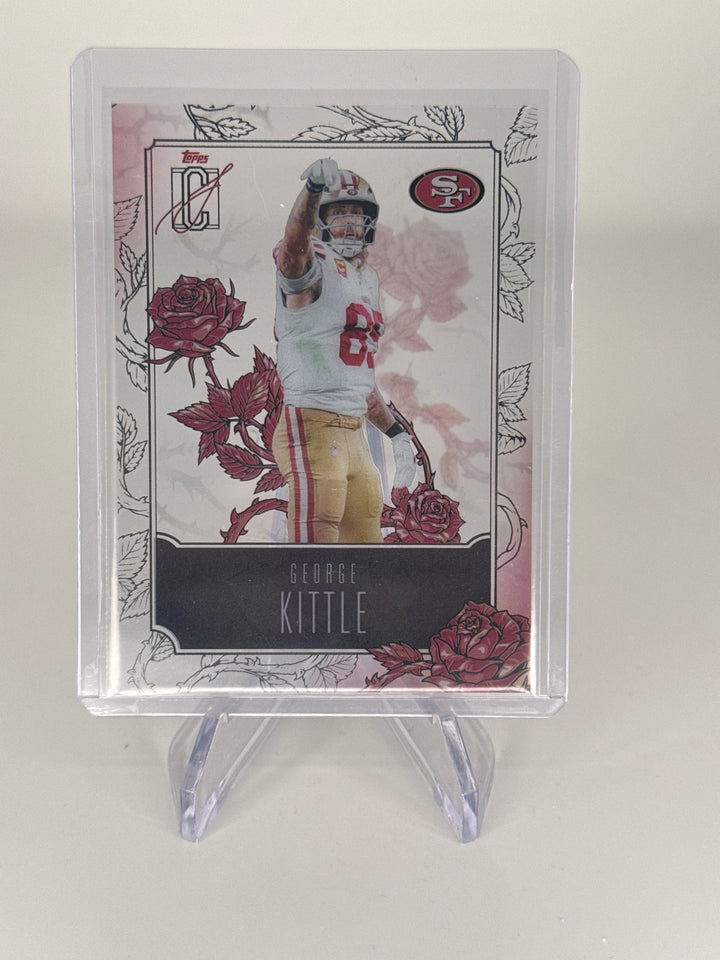 George Kittle 2025 Topps Signature Class Roses SSP Case Hit