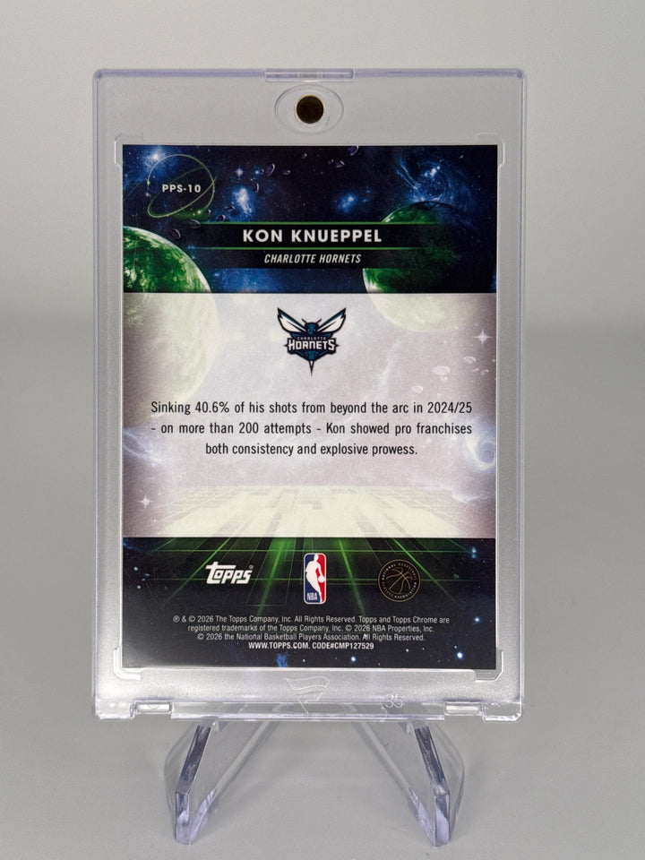 Kon Knueppel 2026 Topps Chrome Cosmic Planetary Pursuit Sun SSP Case Hit Rookie
