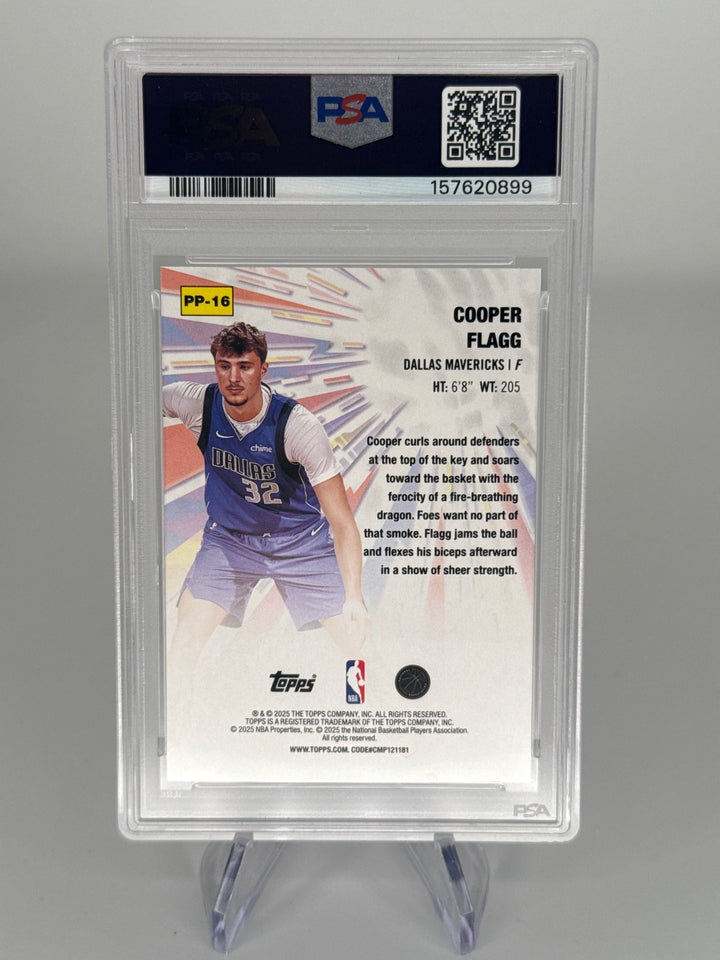 Cooper Flagg 2025 Topps Power Players Rookie, PSA 10 Gem Mint