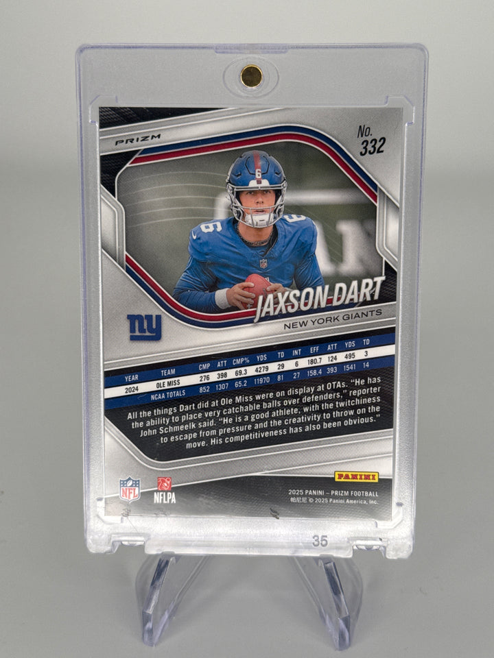Jaxson Dart 2025 Panini Prizm White Disco Rookie