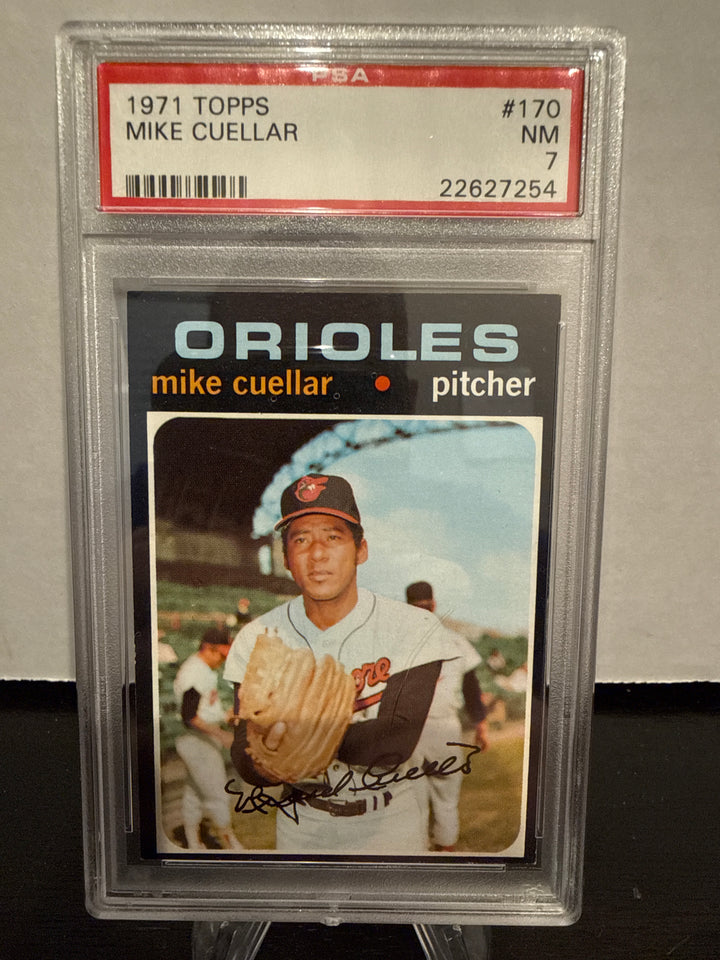 Mike Cuellar 1971 Topps, PSA 7