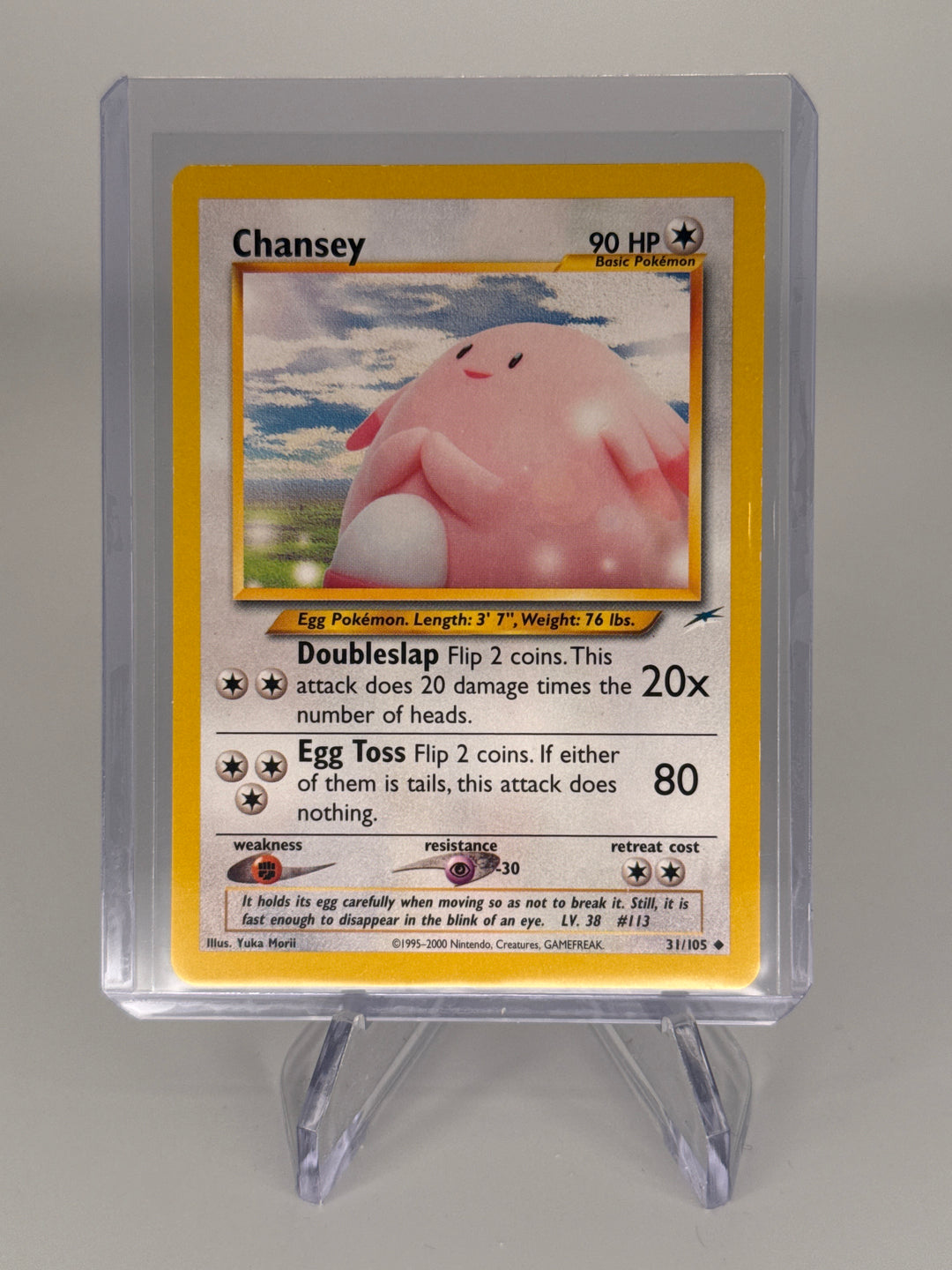 Pokemon TCG 2002 Chansey Neo Destiny, 31/105