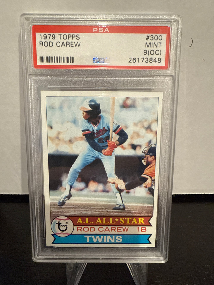 Rod Carew 1979 Topps, PSA 9 (OC)
