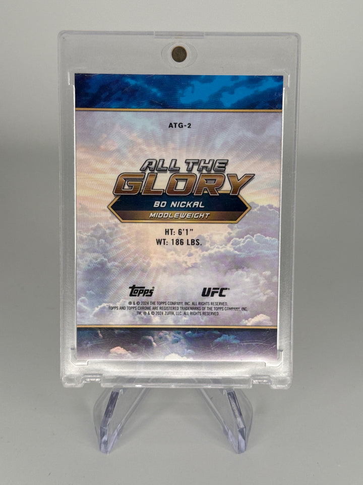 Bo Nickal 2024 Topps Chrome All The Glory SSP Case Hit
