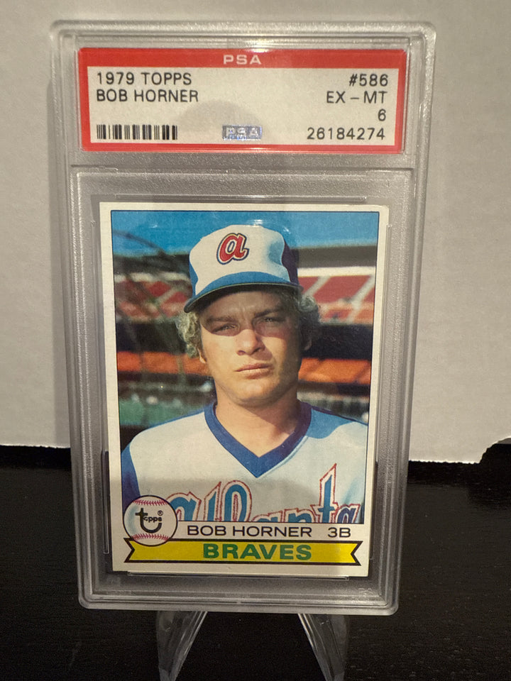 Bob Horner 1979 Topps, PSA 6
