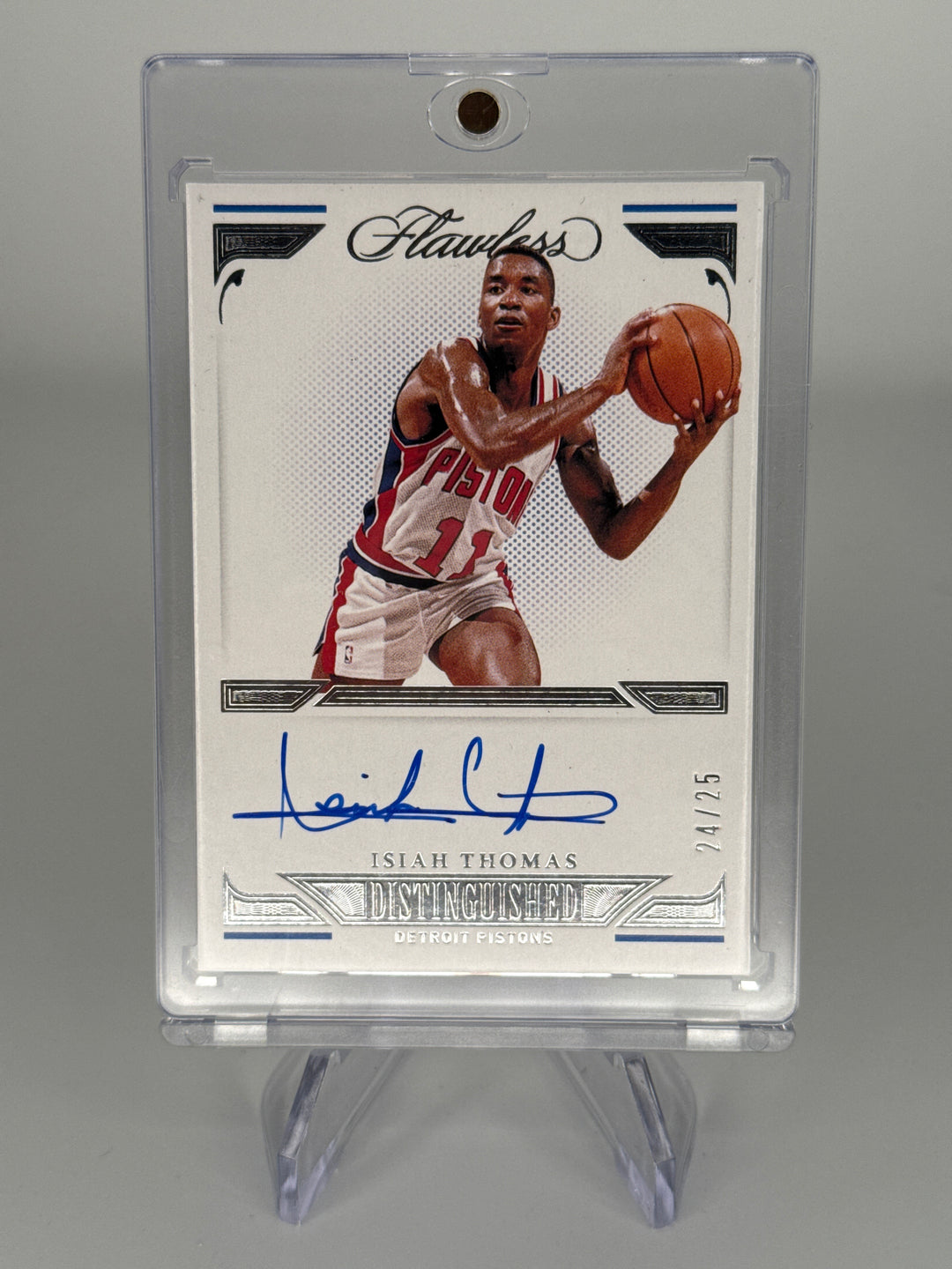 Isiah Thomas 2021 Panini Flawless Auto, 24/25