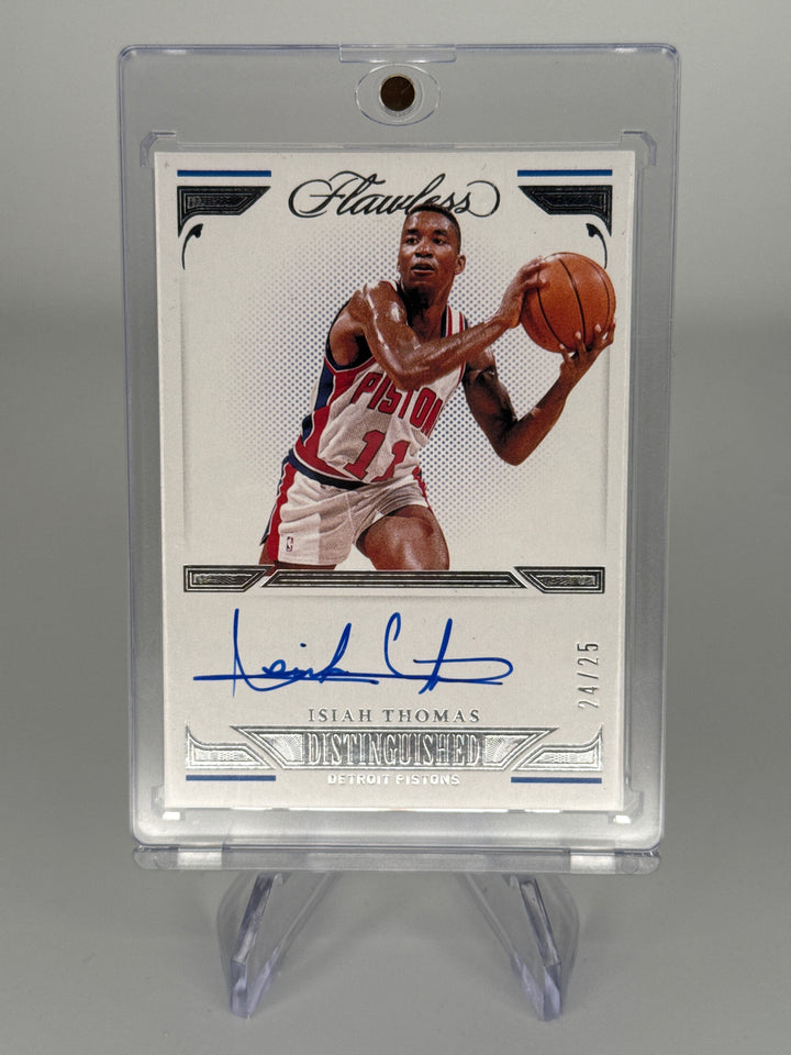 Isiah Thomas 2021 Panini Flawless Auto, 24/25