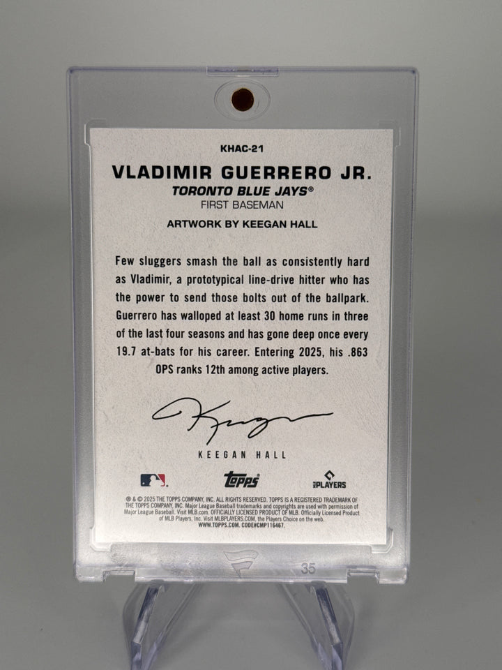 Vladimir Guerrero Jr. 2025 Topps Update SSP Sketch Card