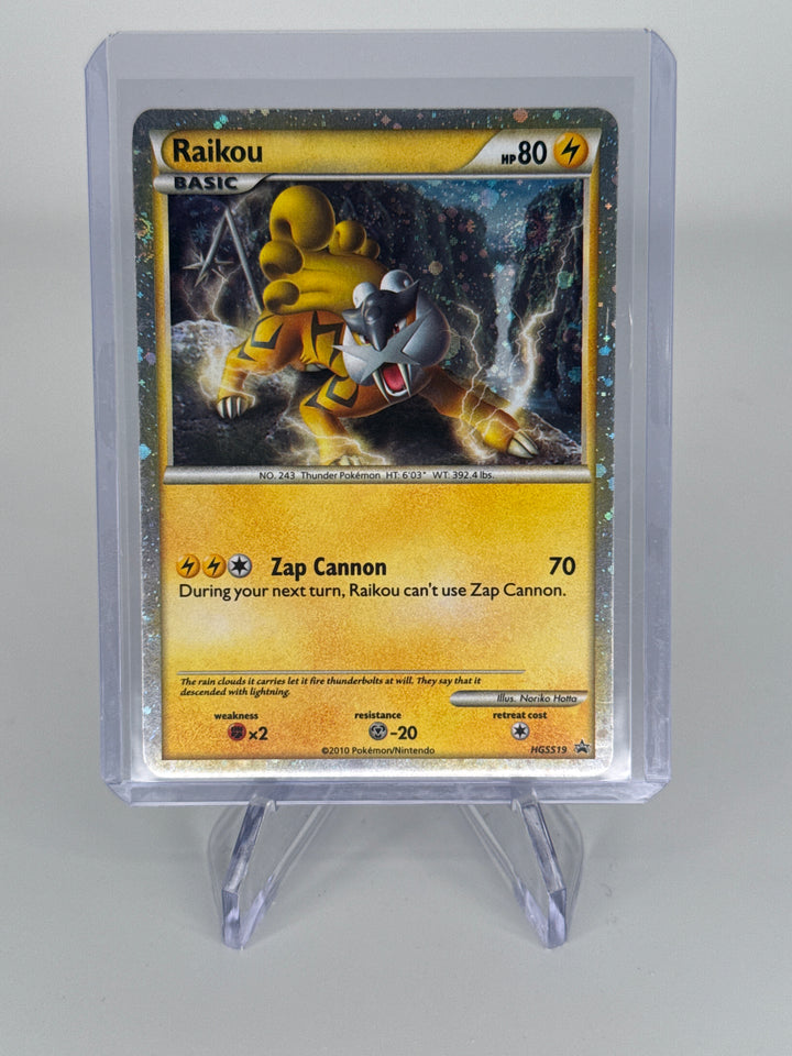 Pokemon TCG 2010 Raikou HG & SS Black Star Promo, HGSS19