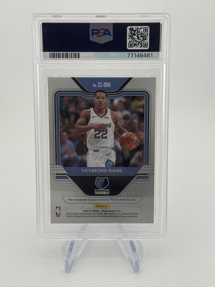 Desmond Bane 2020 Panini Prizm Sensational Rookie Auto, PSA 10 Gem Mint