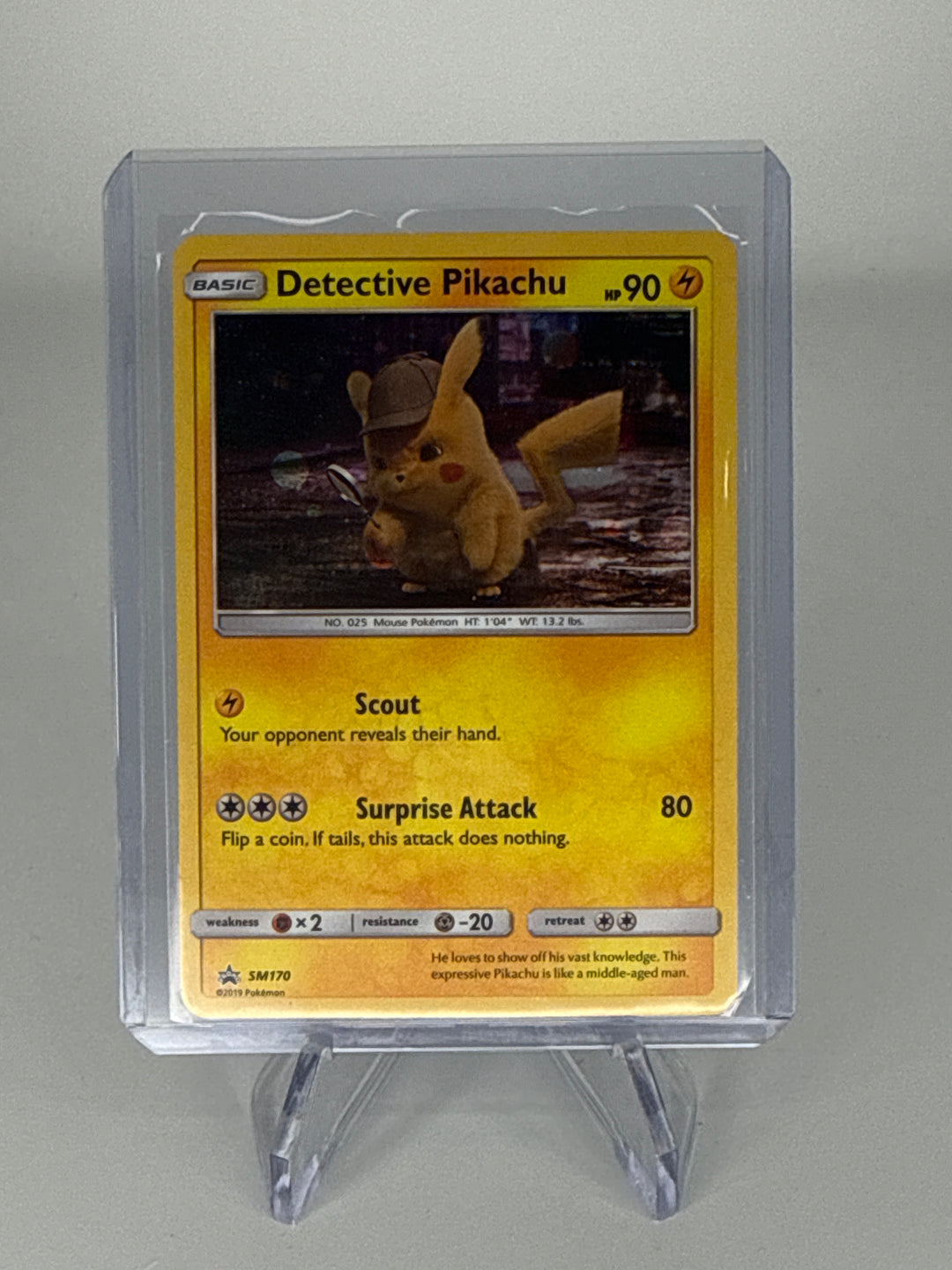 Pokemon TCG 2019 Detective Pikachu Black Star Promo, SM170