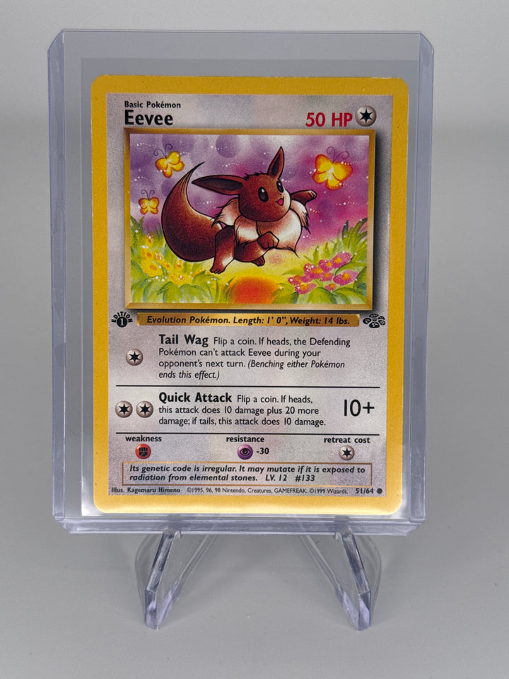 Pokemon TCG 1999 Eevee 1st Edition Jungle Set, 51/64