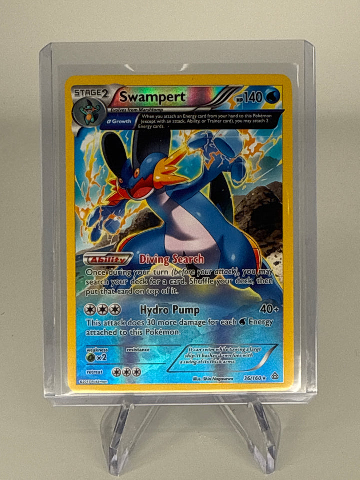 Pokemon TCG 2015 Swampert Primal Clash Holo, 36/160