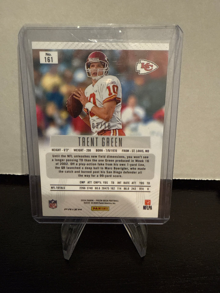 Trent Green 2024 Panini Prizm Deca Gold, 03/10