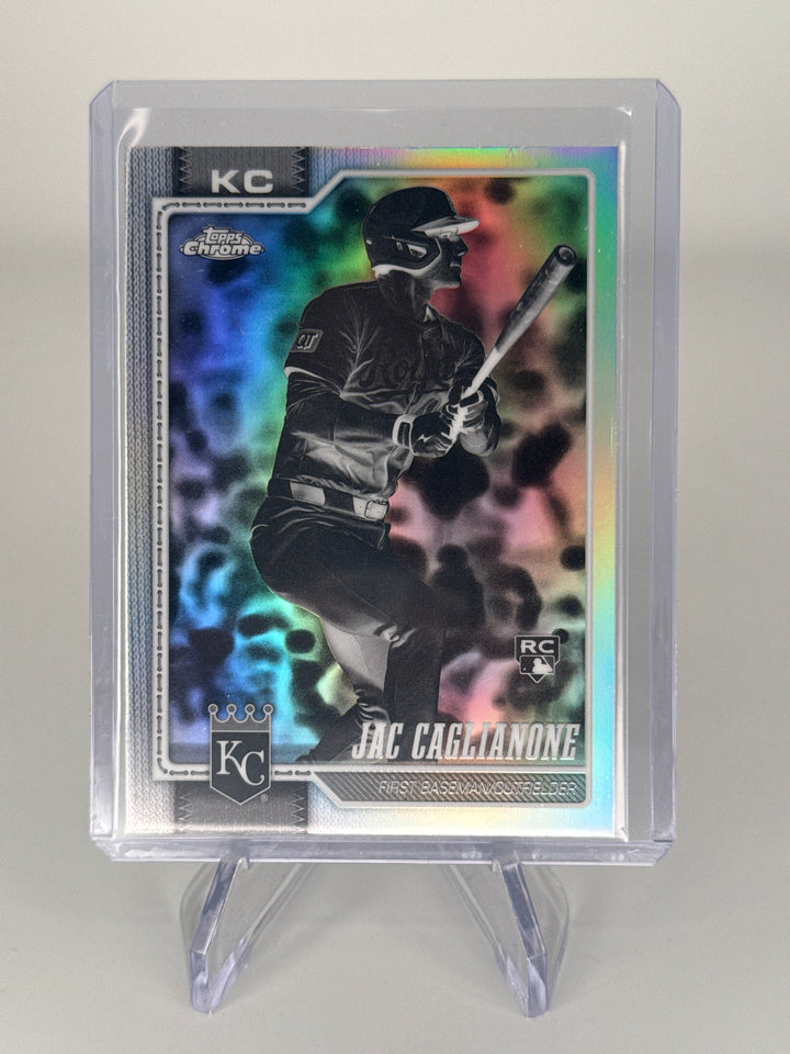 Jac Caglianone 2026 Topps Chrome Negative Rookie Refractor