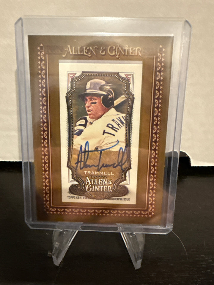 Alan Trammell 2024 Allen & Ginter Framed Auto