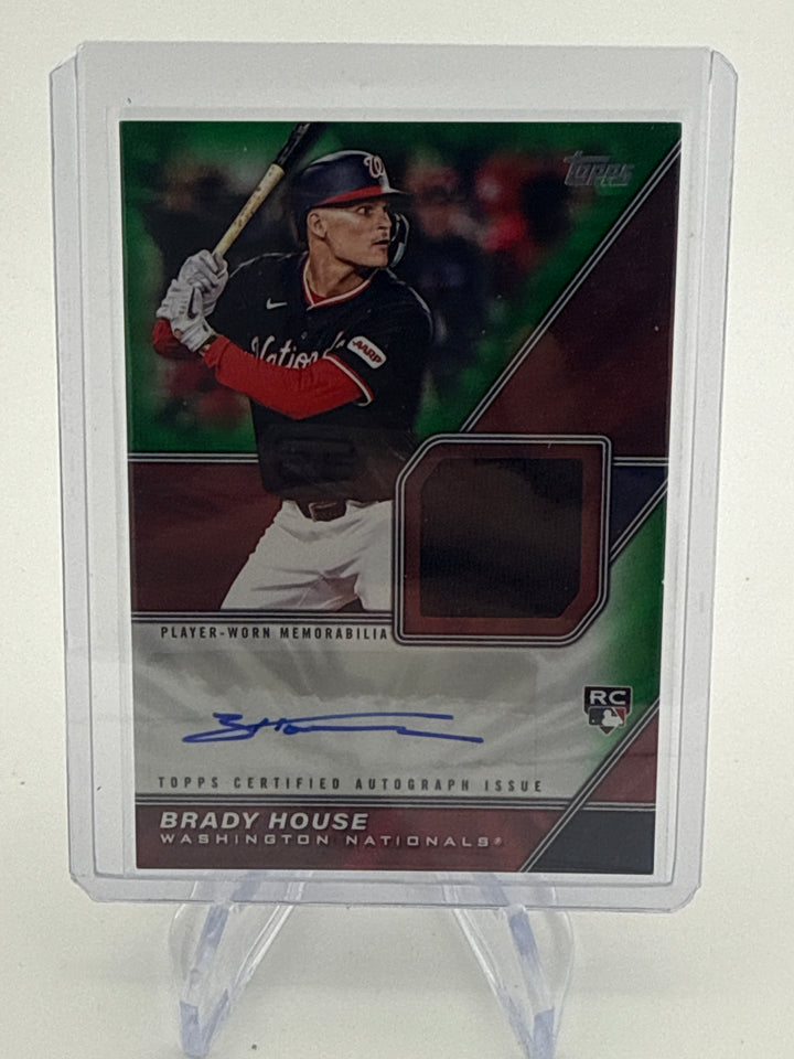 Brady House 2026 Topps Major League Material Auto Relic, 89/99