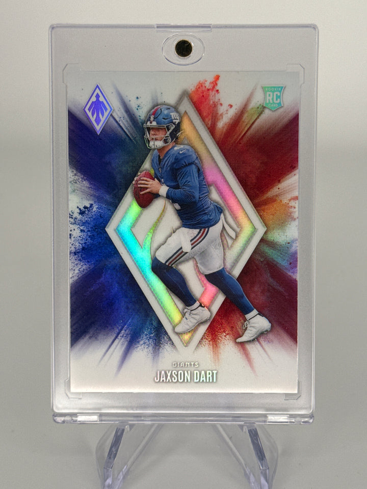 Jaxson Dart 2025 Panini Phoenix SSP Case Hit Rookie Color Blast