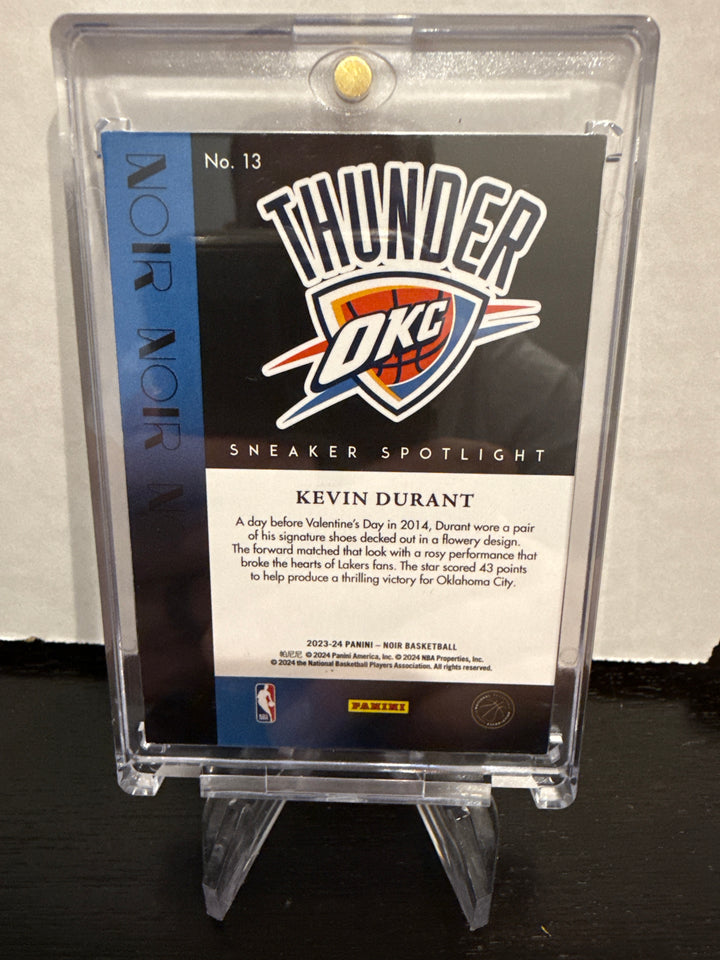 Kevin Durant 2023-2024 Panini Noir Sneaker Spotlight, 2/7