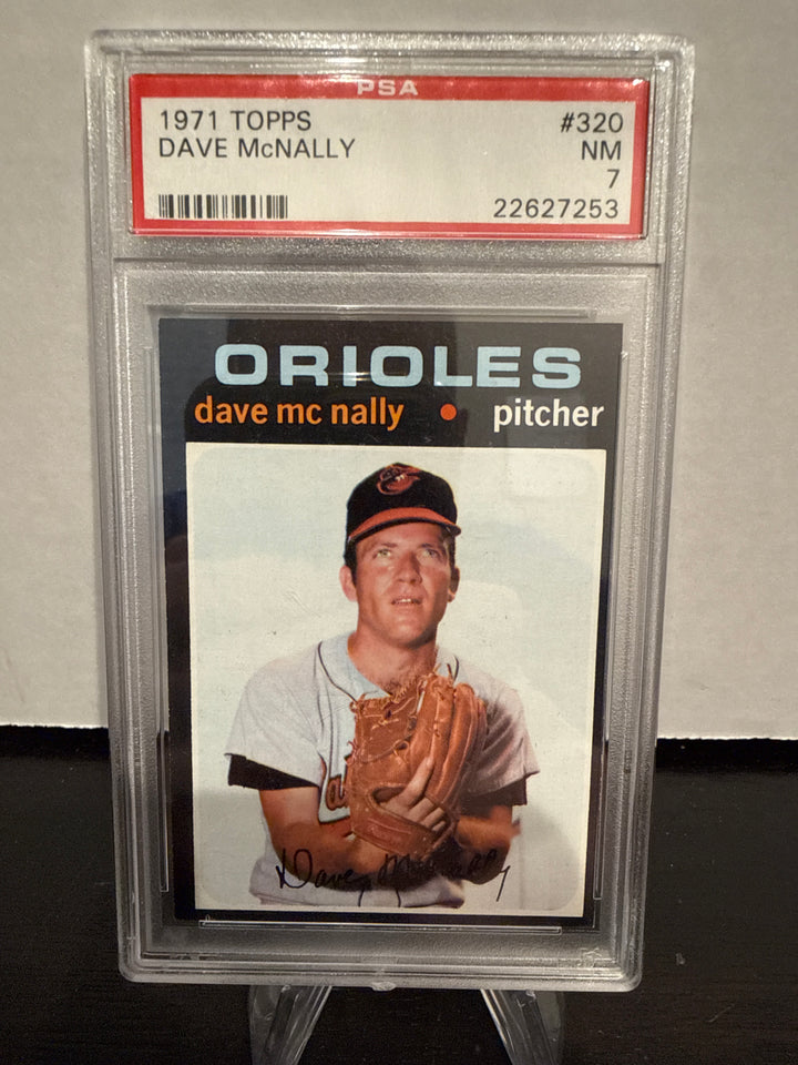 Dave McNally 1971 Topps, PSA 7