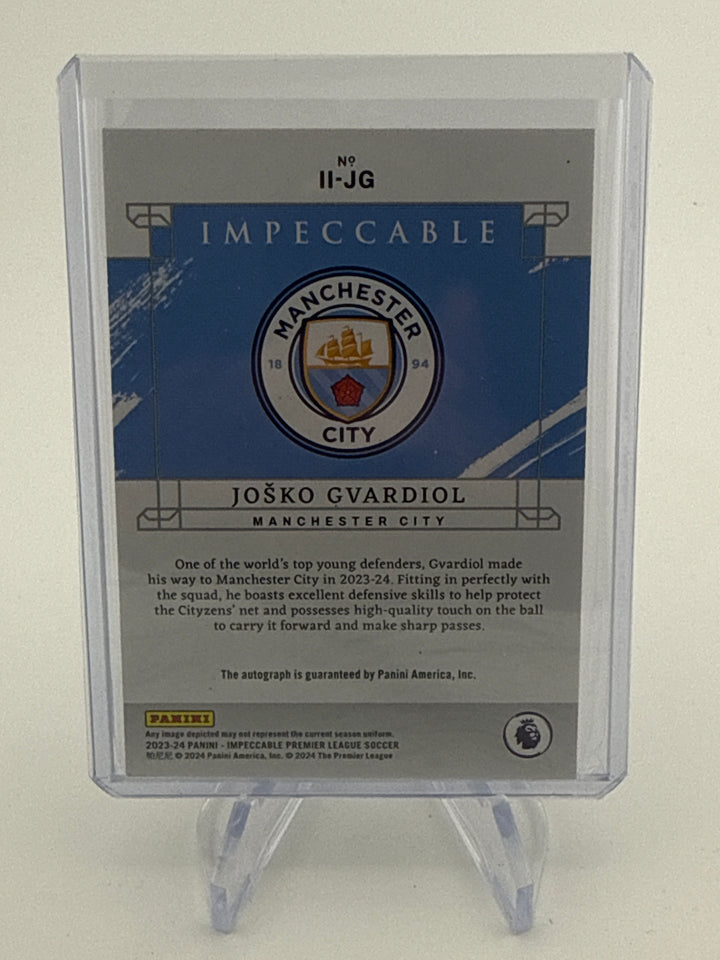 Josko Gvardiol 2023-2024 Panini Impeccable Auto, 07/99