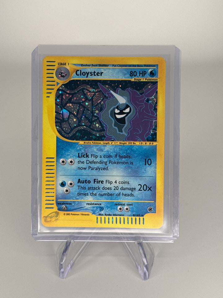 Pokemon TCG 2002 Cloyster Expedition Holo, 8/165