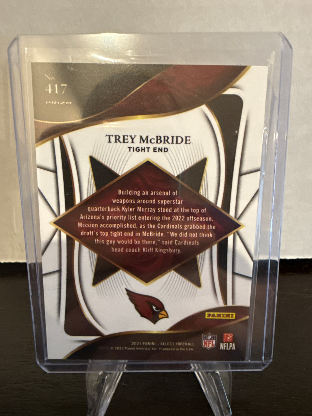 Trey McBride 2021 Panini Select XRC Rookie