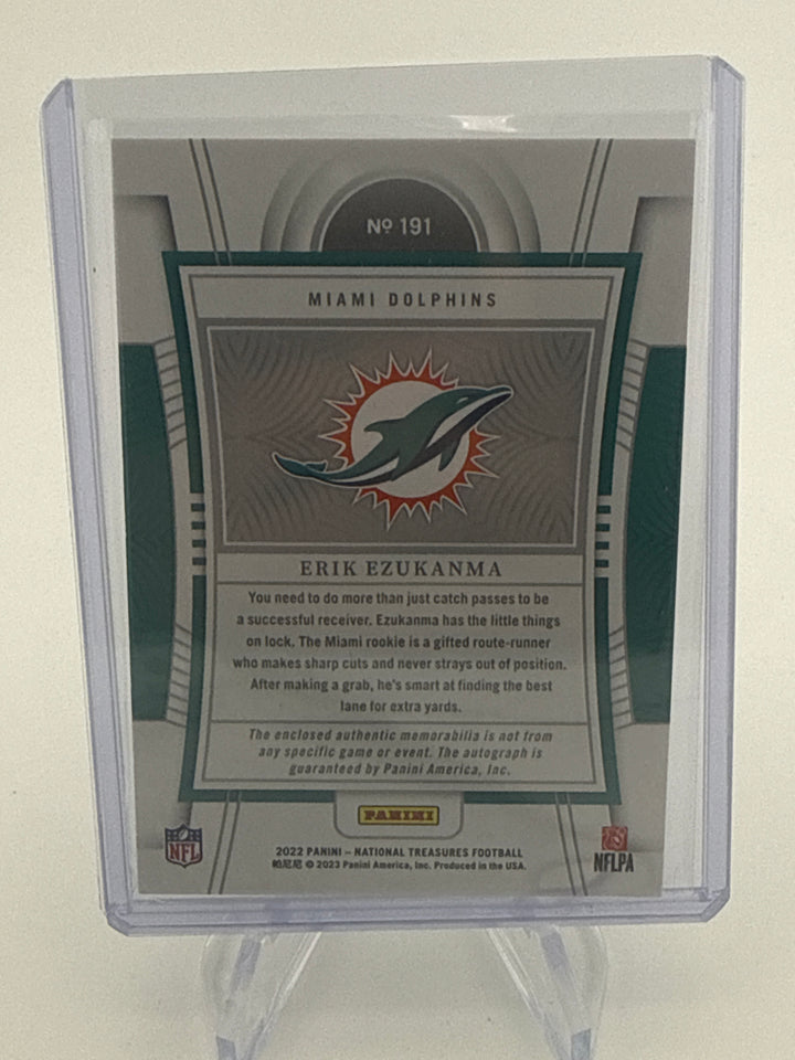 Erik Ezukanma 2022 Panini National Treasures Rookie Patch Autograph, 44/49
