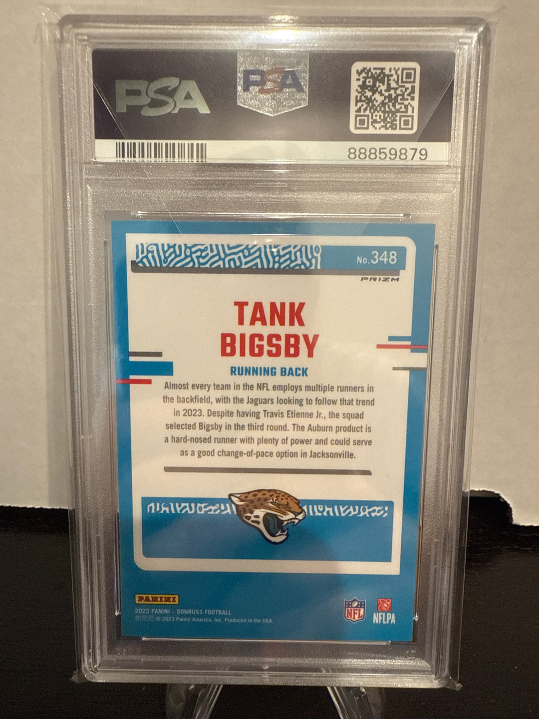 Tank Bigsby 2023 Panini Donruss Optic Preview Pink Holo Rookie, PSA 10 Gem Mint