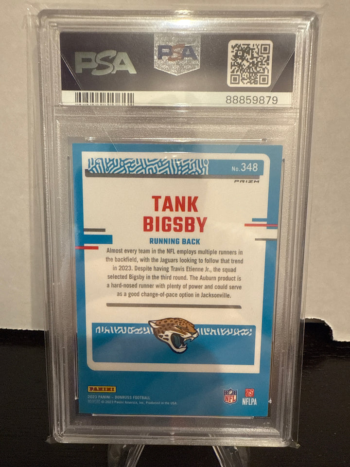 Tank Bigsby 2023 Panini Donruss Optic Preview Pink Holo Rookie, PSA 10 Gem Mint