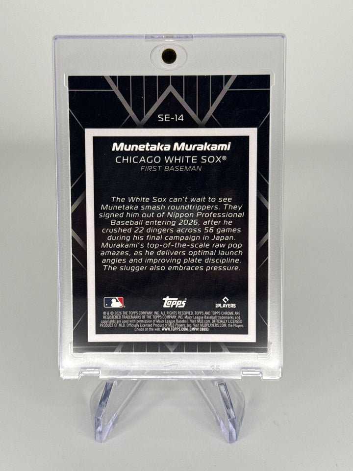 Munetaka Murakami 2026 Topps Chrome Shadow Etch SSP Case Hit Rookie