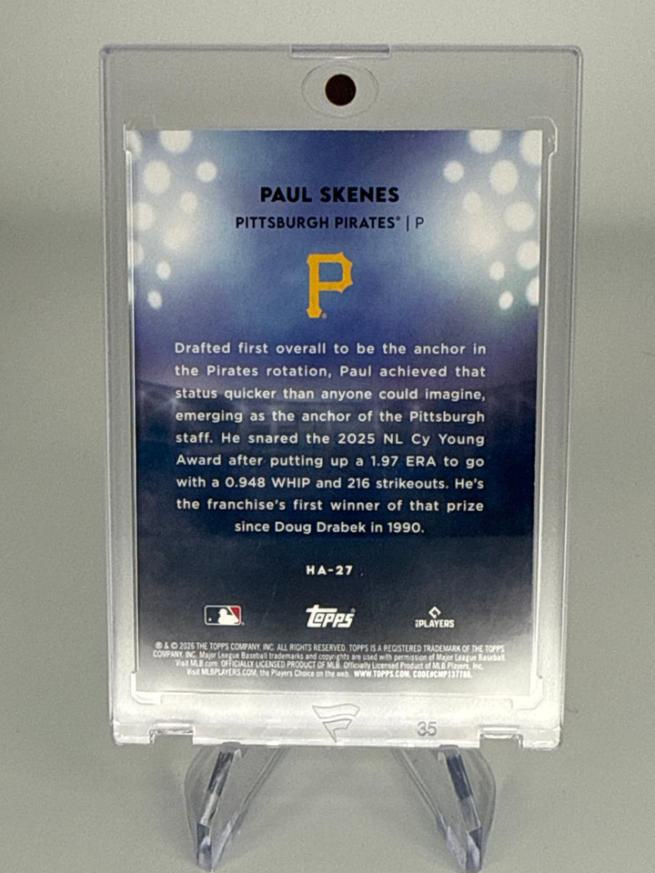Paul Skenes 2026 Topps Series 2 Home Field Advantage SSP