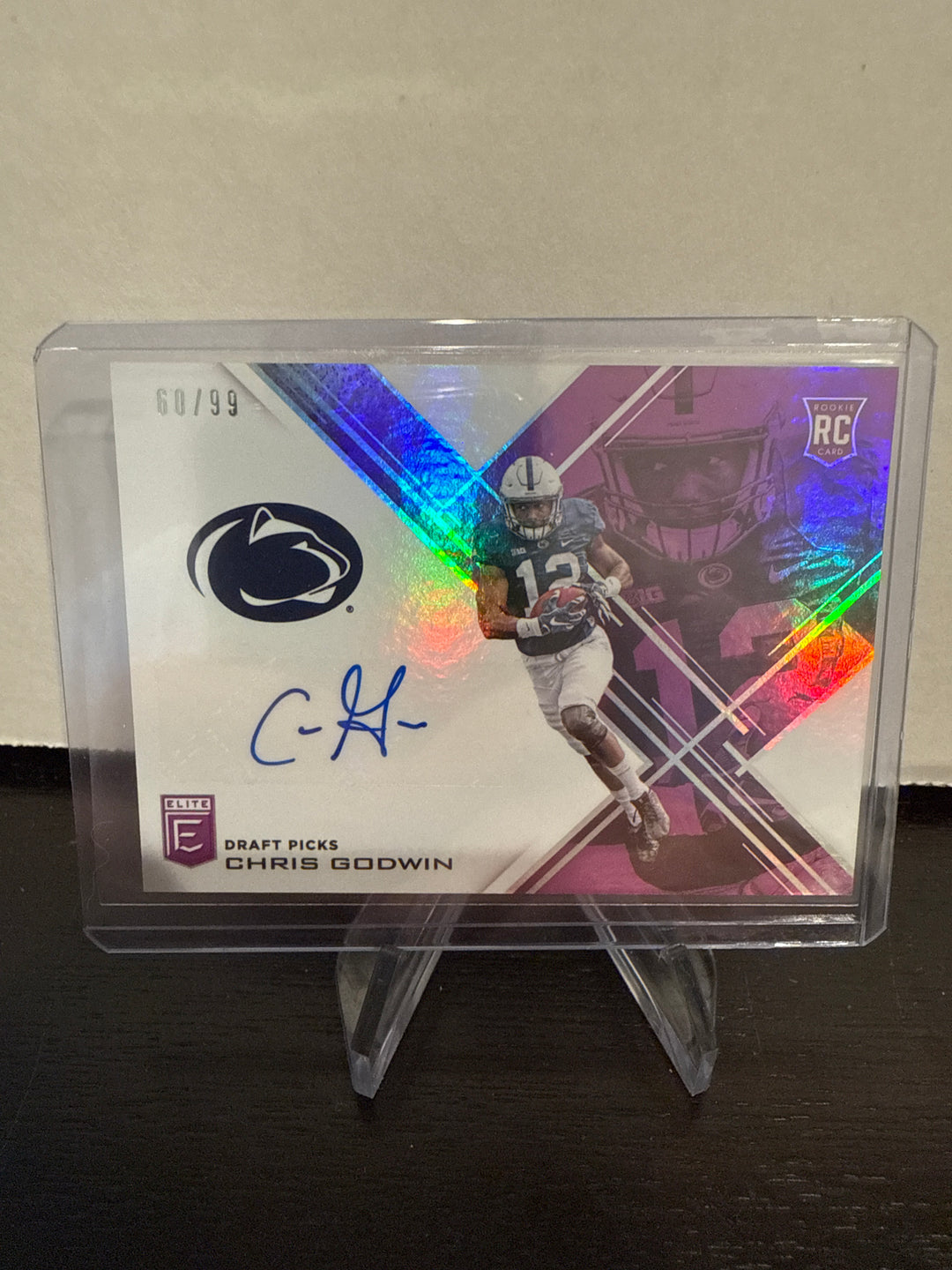 Chris Godwin 2017 Panini Elite Draft Picks Rookie Auto, 60/99