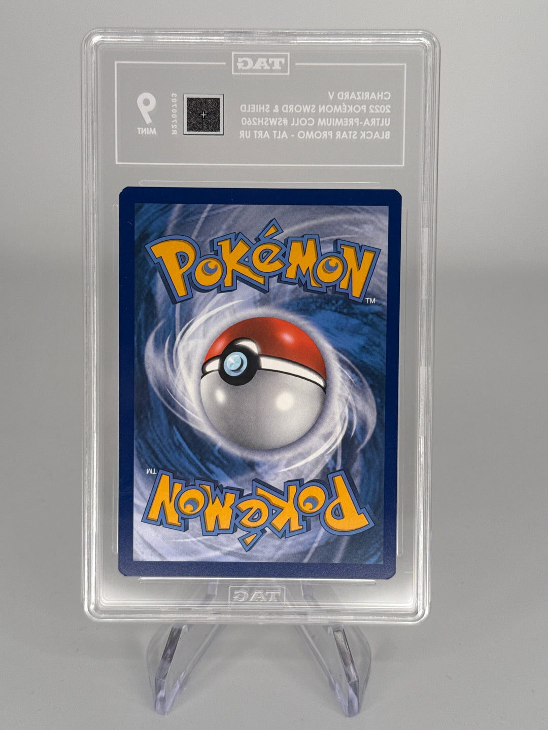 Pokemon TCG 2022 Charizard V Black Star Promo Ultra Premium Collection, SWSH260, TAG 9 Mint