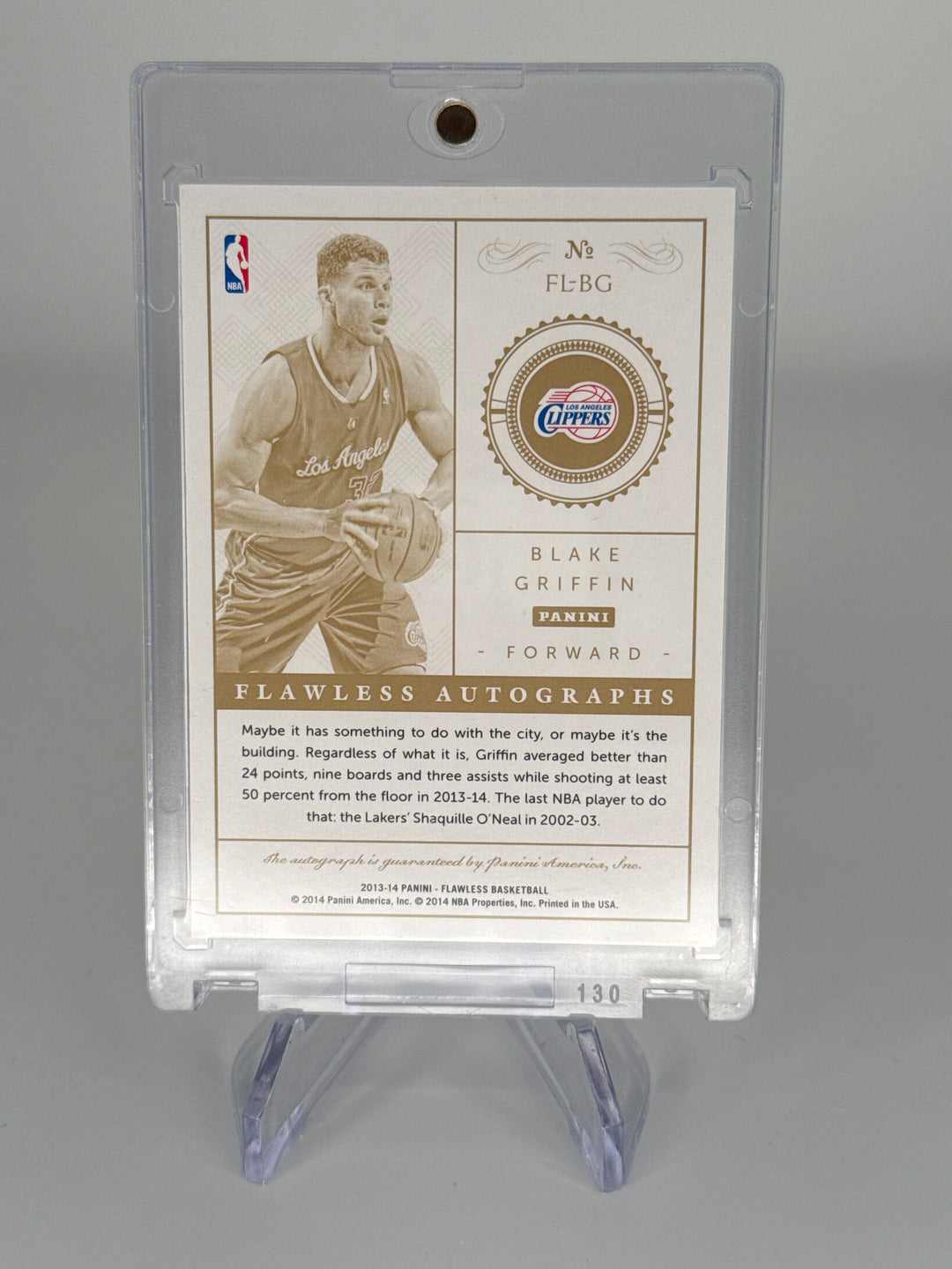 Blake Griffin 2014 Panini Flawless Ruby Auto, 15/15