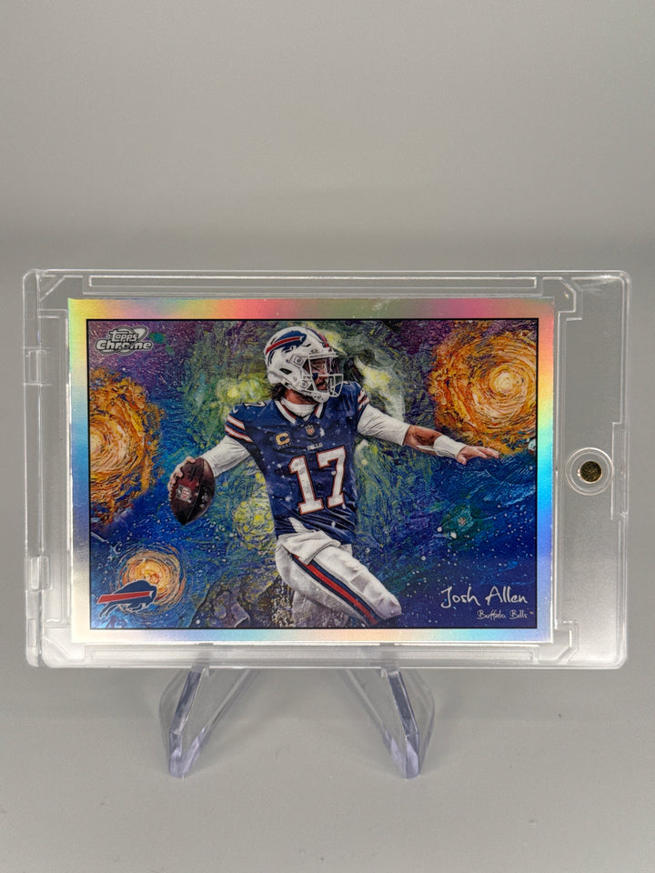 Josh Allen 2025 Topps Cosmic Chrome Stars in The Night SP