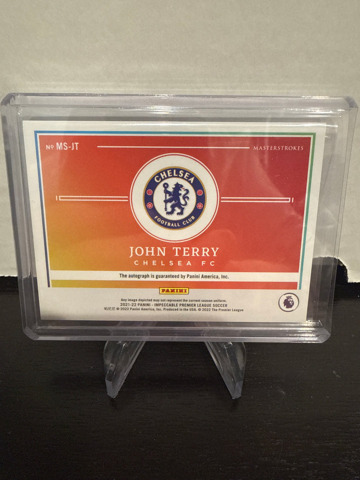 John Terry 2023-2024 Panini Impeccable Masterstrokes Auto, 54/99