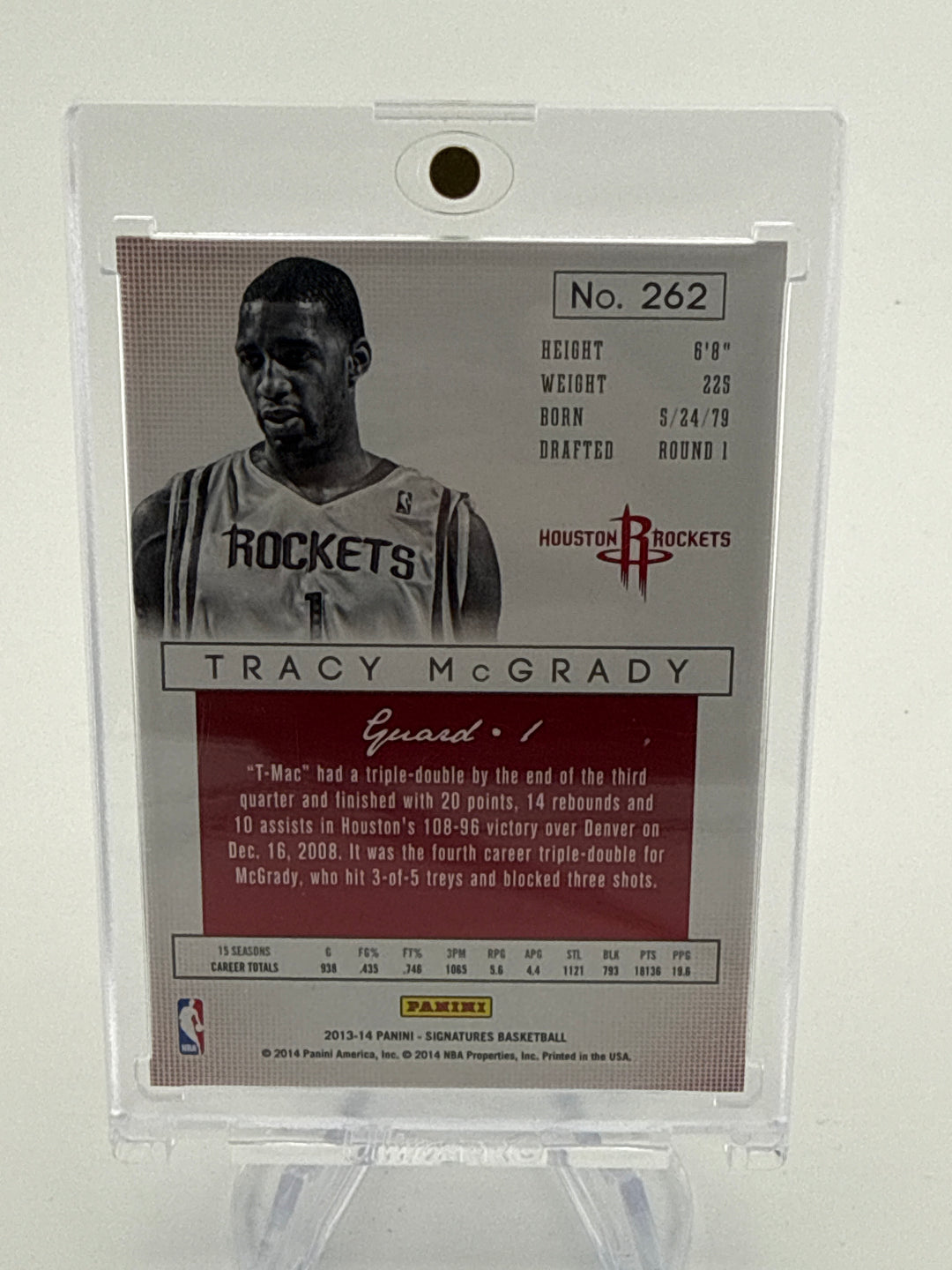 Tracy McGrady 2014 Panini Signatures Purple, 10/10